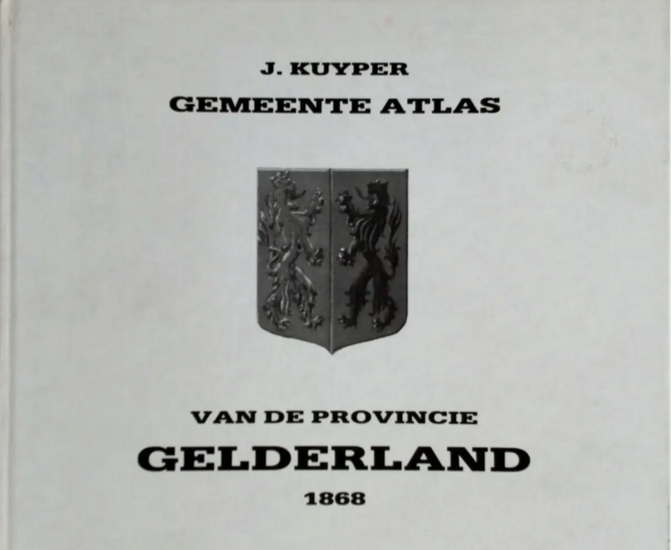Gemeente Atlas van de provincie Gelderland 1868