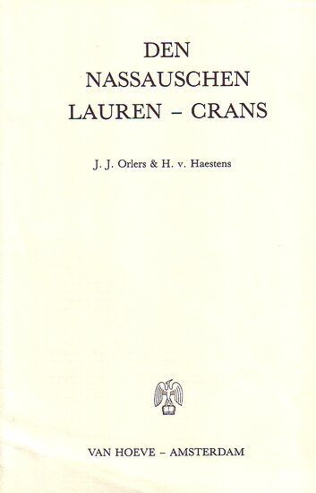 Den Nassavschen Lauren-Crans