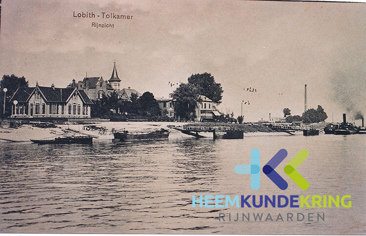 Ansichtkaart Tolkamer  Rijn Oude Douane kantoor 