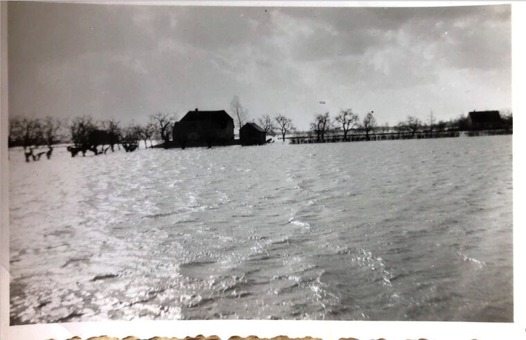 Pannerdensewaard 8, hoogwater 1926