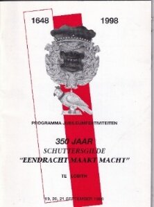 Programma Jubileumfestiviteiten 350 jaar EMM Lobith