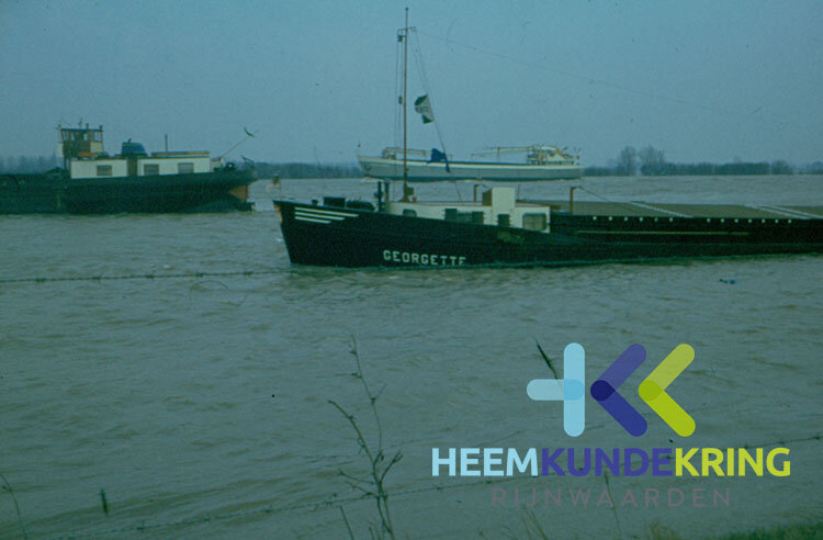 Hoogwater Tolkamer 1970 Coll. H. Meijer