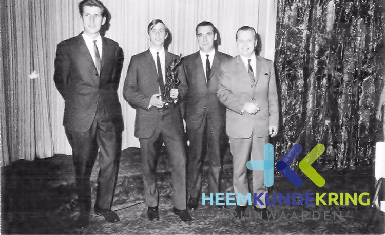 B.kateman, Cruiff, L.Grob en P. Huysen B.kateman, Cruiff, L.Grob en P. Huysen