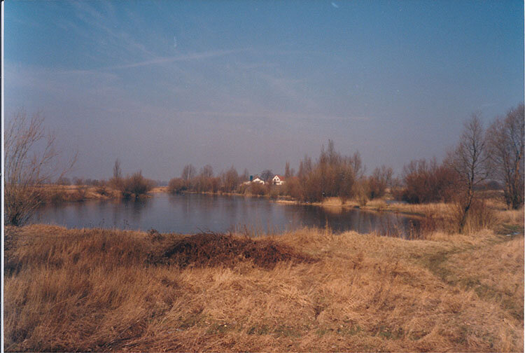 Houberg vanaf de brug Oude Rijn